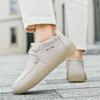 Мужские кроссовки в стиле business casual из натуральной кожи Guizhibu
