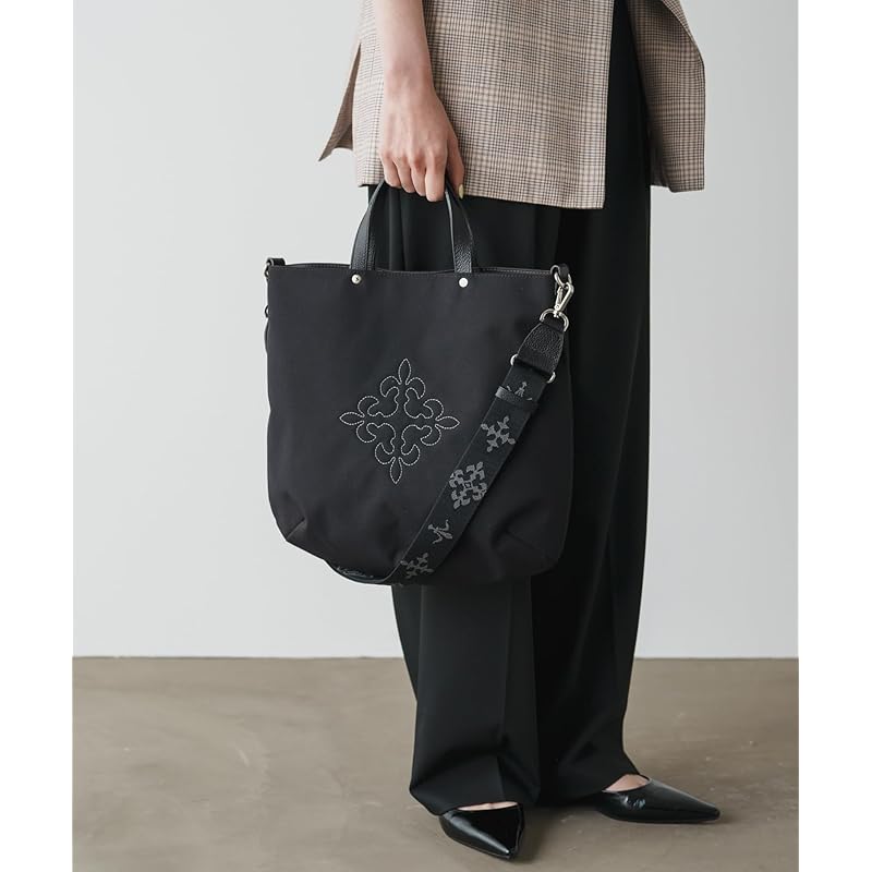 [Рашит] Двухсторонняя сумка-тоут (CE-1404-WEB) RUZ1042121A0013 Бесплатный черный