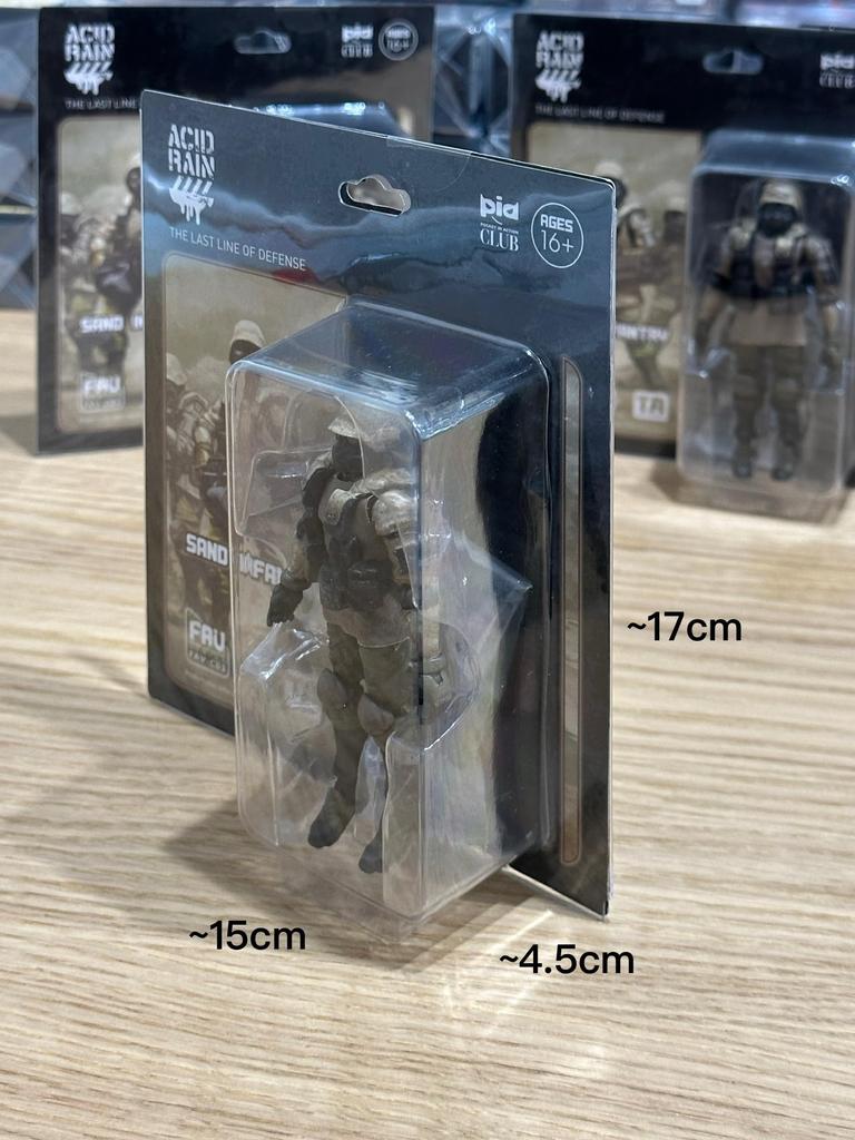 Мир кислотных дождей FAV-C03 Пехотинец песка, 1/18 Масштаб, Предварительно раскрашенная, шарнирная, военная фигурка (Последняя линия обороны) от TOYS ALLIANCE