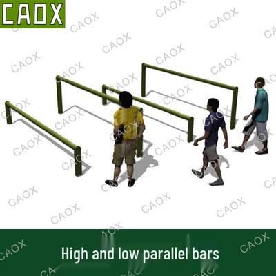 CAOX500 Outdoor Obstacle Training High-Low Parallel Bars