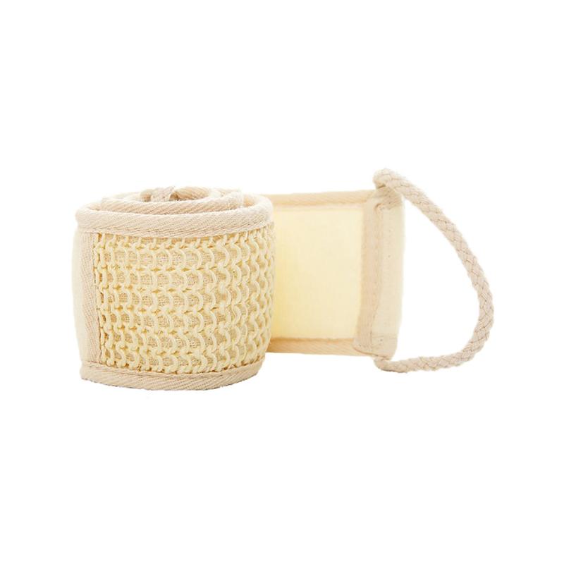 Натуральная мягкая отшелушивающая мочалка для ванны и душа унисекс массаж спа-скраббер губка