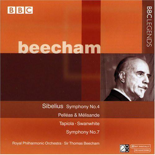 CD SIR THOMAS BEECHAM, JEAN SIBELIUS,  - Symphony No.4, Pell?as & M?lisande, BBCL40412 BBC Music 2000 UK Classical Used