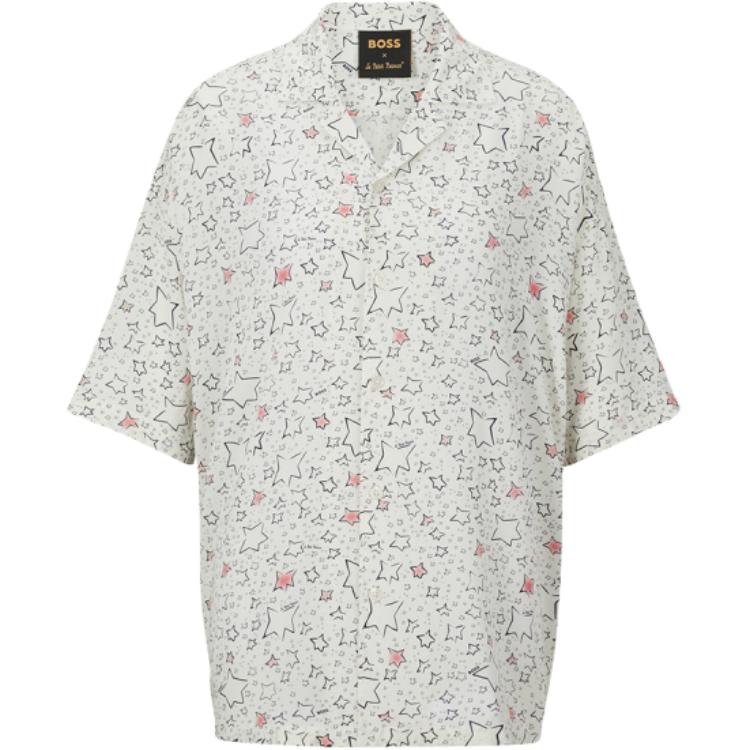 HUGO BOSS SS23 Shirt Unisex Ecru 50508443-118