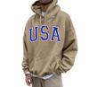 Men's Loose Printed Hooded Sweatshirt Men's Casual Fashion Sports Sweatshirt