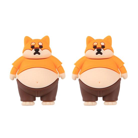 2Pcs Anti-Collision Sticker for Cars And Homes Soft Silicone Buffering Tool for Doors Walls Corners Cushions Bumps And Noise Cute Squeezable Doll