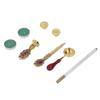 Wax Stamp Kit European   Retro   Stamp Hand Account Envelopes   Paint Sealing Wax Kit Gift Earth Box Decoration