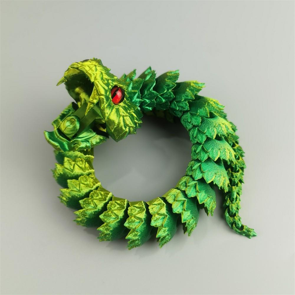 3D-печатная змея, кусающая палец, подвижные суставы, игрушки для взрослых и детей