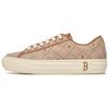 MLB Playball Slip Resistant Abrasion Resistant Low top Canvas Shoes Unisex Brown Beige (Unisex) Canvas Shoes 3ACVPRM3N 43BGS