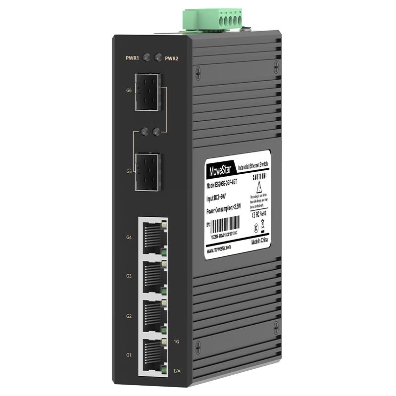 MoweStar Industrial Gigabit DIN Rail Ethernet Switches