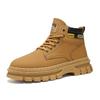 Мода Весна Осень Новые Классические Мужские Кроссовки Высокие Верх Британская Рабочая Одежда Повседневная Деловая Обувь Модный Тренд Универсальная Спортивная Обувь