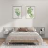 VidaXL Headboard with Cabinets Concrete Grey Engineered Wood 3115751