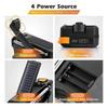 DAB373BT Crank Radio +FM BT Emergency Radio with 5000 MAh Battery Solar with Alarm Clock Blackout E