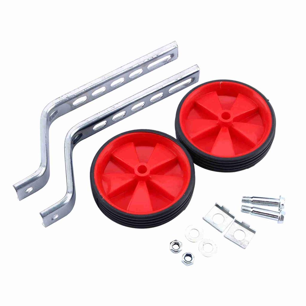 Стабильные детские велосипедные стабилизаторы Колеса для обучения велосипеду Универсальные безопасные 12?20" дюймов, красный