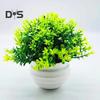 Artificial Plant Pot Ornamental Photo Props Plastic Desktop Fake Grass Plants for Outdoor