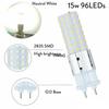Сверхъяркие светодиодные лампы 15 Вт G12 Lampada Bombillas 2835 SMD 96 светодиодов AC 110V 220V 240V 85V-265V Лампа Кукурузная Лампа Замена Галогенной