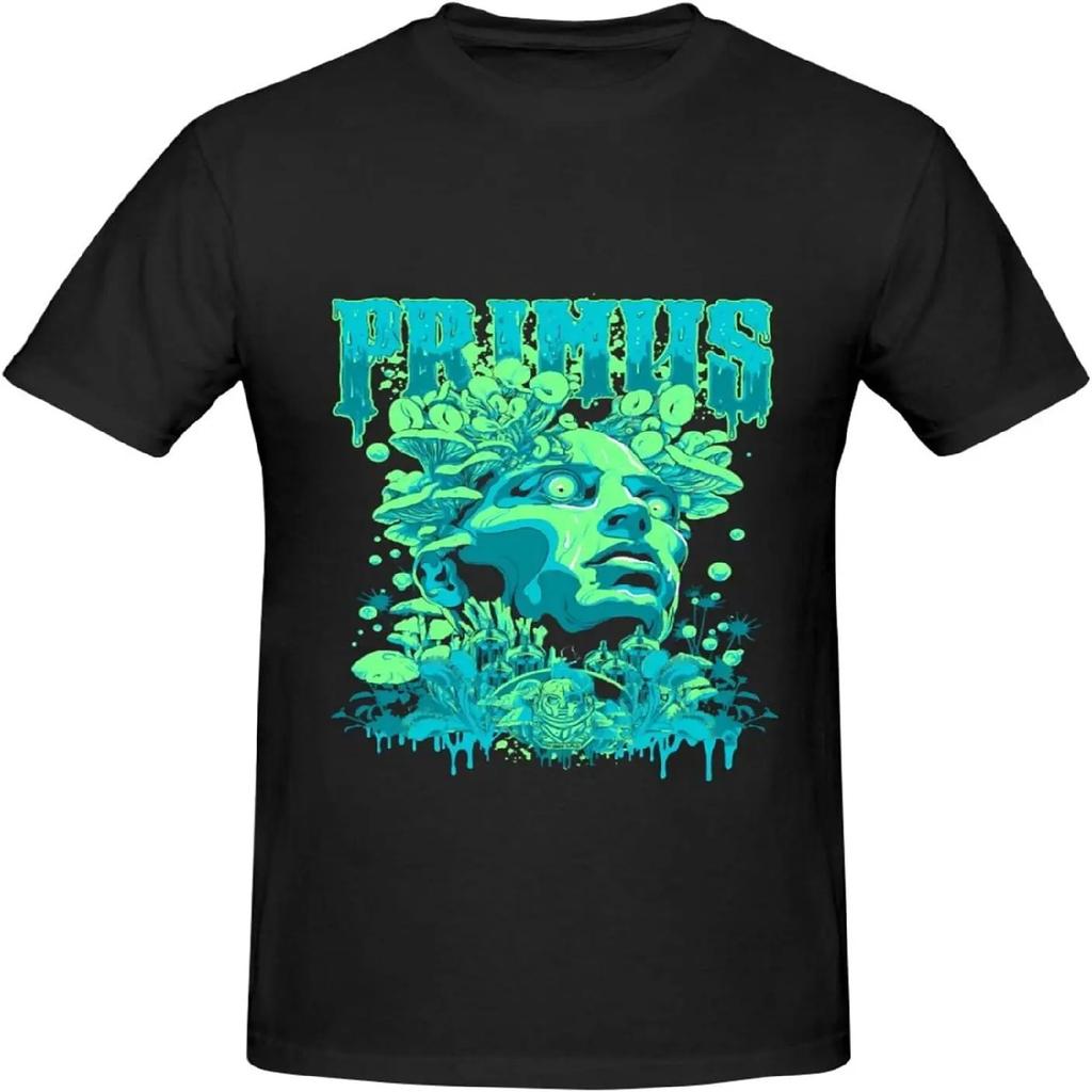 Primus Men's T-Shirt Basic Short Sleeve Tee Classic Youth Memory Casual Top
