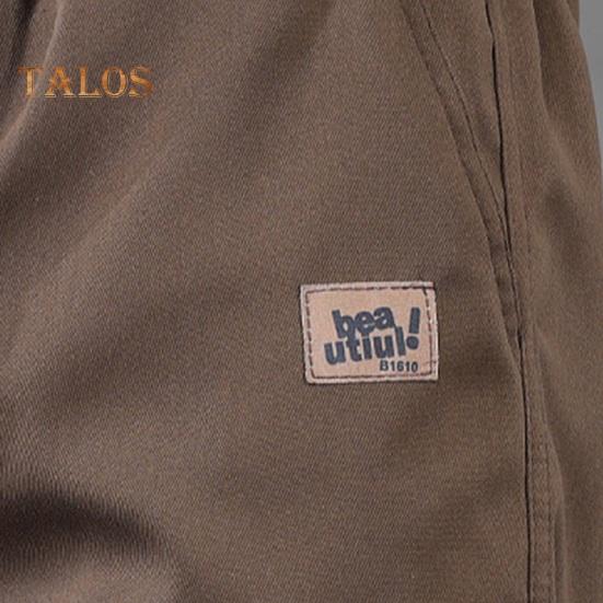 Весна Осень Мужские брюки-карго Свободные эластичные брюки на завязках на талии Множество карманов Однотонные спортивные брюки больших размеров с резинкой на щиколотке Повседневные брюки Ninth