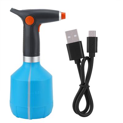Электрический распылитель с USB-зарядкой для полива растений (Светло-синий)