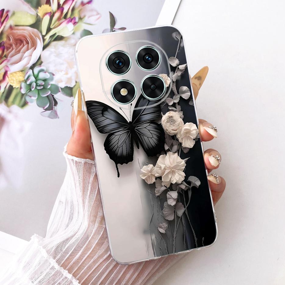 For Xiaomi Redmi Note 14 Pro 4G Case Luxury Butterfly Painted Cover Silicone Case For Redmi Note 14 Pro Plus Note14 Pro+ 5G Bags