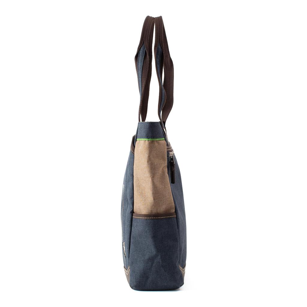 Tote Bag JLG4651 Navy [Mustache] (for Town)