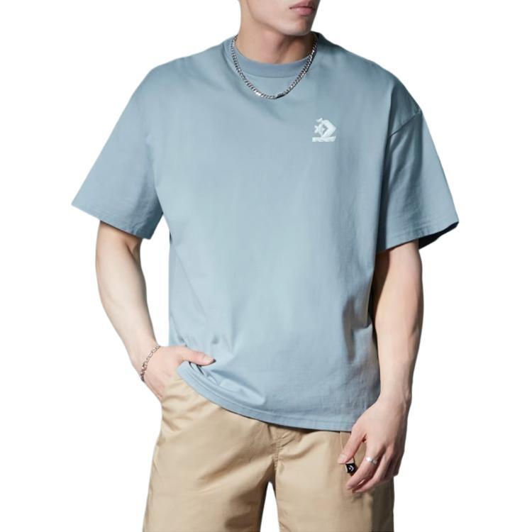 Converse Sail Away T-Shirt Asia Sizing 'Blue' Men's 10025453-A03