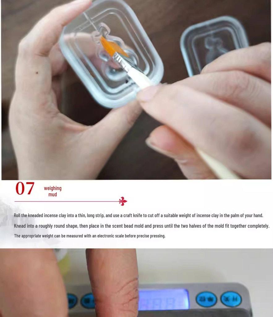 Цинцюань Цаотан Тыквенный Подвес Форма для Бусин Благовоний DIY - Хэ Сян Ручная Работа Культурное Наследие.