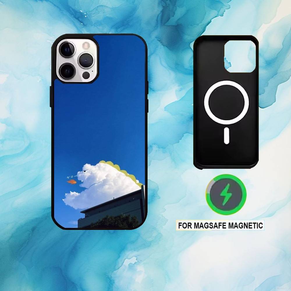 Чехол для телефона "Облачная причуда" для iPhone 17, 16, 15, 14, 13, 12, 11 Plus, Pro Max Магнитный для Magsafe Беспроводной зарядки