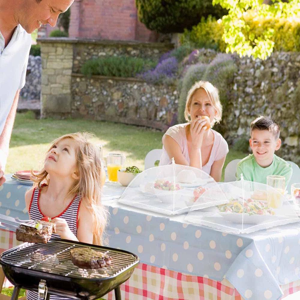 1 шт. портативный чехол для еды складной бытовой зонтик для еды пикник барбекю вечеринка противомоскитная сетка палатка кухонные гаджеты