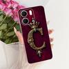 For Oppo A5x 4G Case CPH2725 Luxury Crown Letters Cover Soft Silicone Slim Phone Case For Oppo A5x A 5x OppoA5x 5G Fundas Bumper