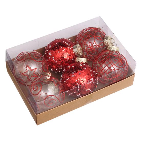 6 шт. небьющиеся рождественские шары украшения елочные подвесные шары уникальные праздничные украшения