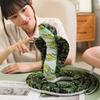 Simulation Big Snake Cobra Doll Plush Toy Coiled Snake Zodiac Snake Doll Year of the Snake Mascot Rag Doll