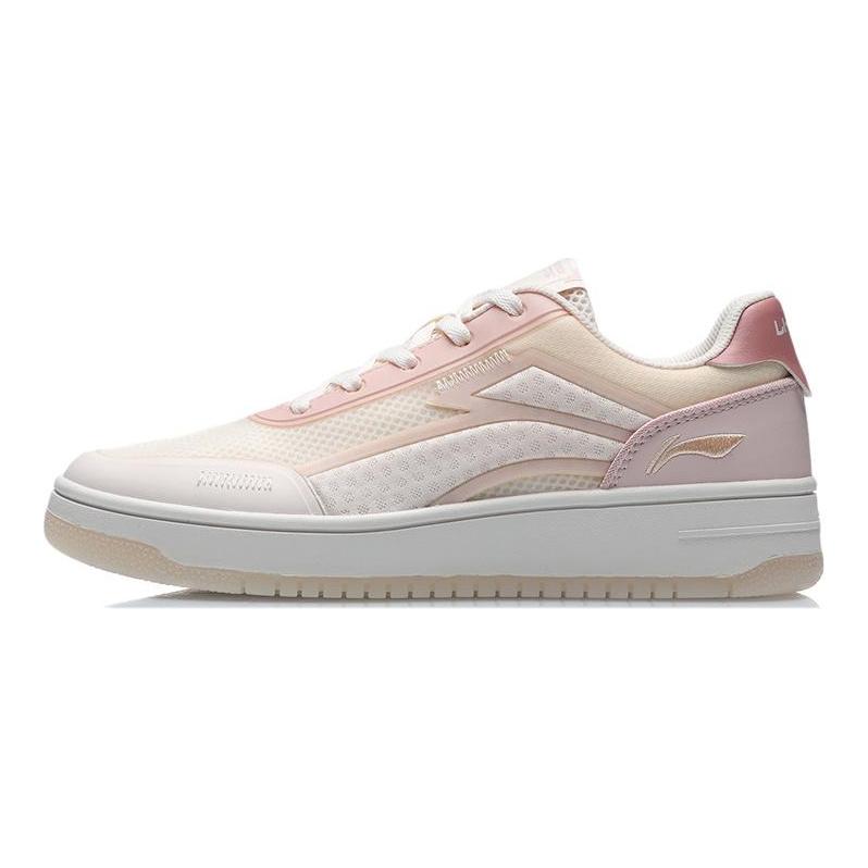 Кеды для скейтборда Li Ning Женские Низкие Абрикосовый/Розовый AGCR186-4