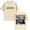 Vintage Korean Style Katseye Graphic T Shirts Kpop Fashion Unisex Women Popular Tshirt 100 Cotton Oversized T Shirts Streetwear