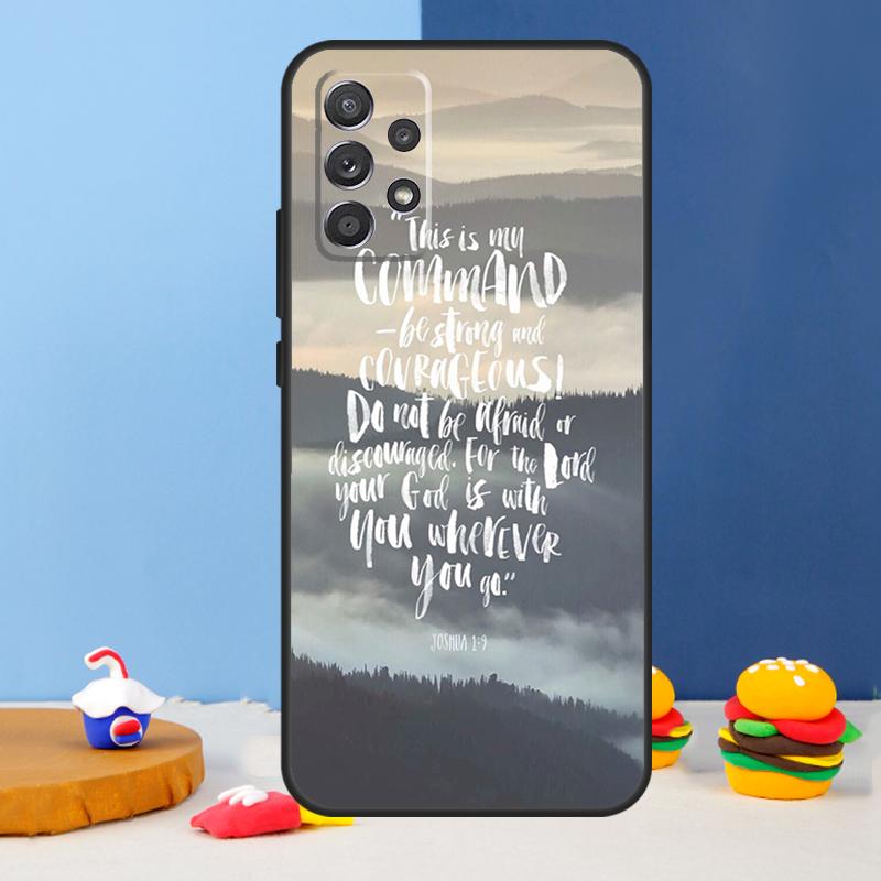 Bible Verse Quotes Case For Samsung Galaxy A53 A33 A13 A34 A54 A14 A35 A55 A15 A56 A36 A26 A16 A06 A22 A32 A52