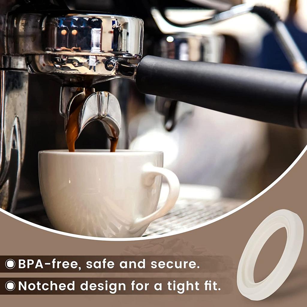 2 Pcs 58mm Silicone Steam Ring Group Head Gasket for 9 Series 900 920 980 990 Coffee Machine Accessories Durable