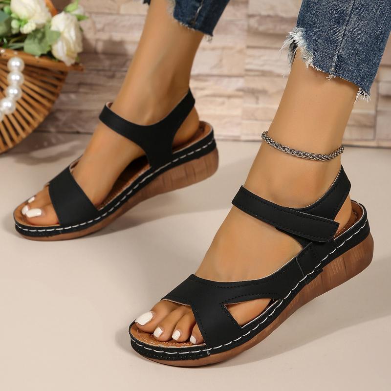 Summer Women's Sandals Hot Sale Womens Wedge Shoes Comfortable Non Slip Roman Sandals Fashion Platform Shoes for Women 2025 New