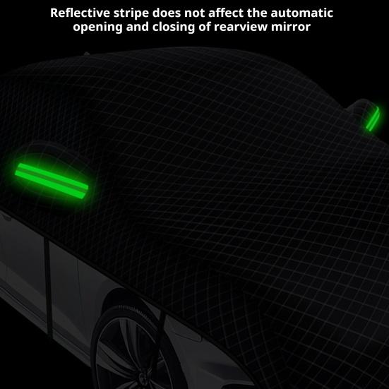 Yousheng Car Windshield Snow Cover Foldable Design Anti-Freezing Frost-proof Simple Installation Window Ice Snow Cover Car Exterior Accessory