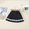 Милые плиссированные юбки для девочек и модные юбки-полудлинные для детей