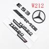 ABS1pcs W212 E53 Logo Letters TURBO 4MATIC Badge Car Rear Star Sticker Trunk AMG Emblem For Mercedes Benz AMG W212 W213 E Class