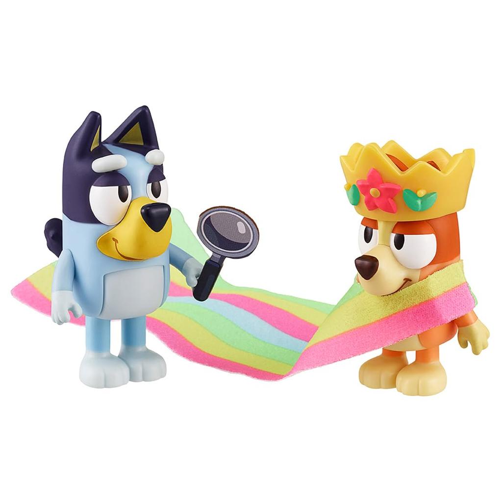 Takara Tomy Bluey Bluey Friendship Figure Set Queen Bingo and Bluey