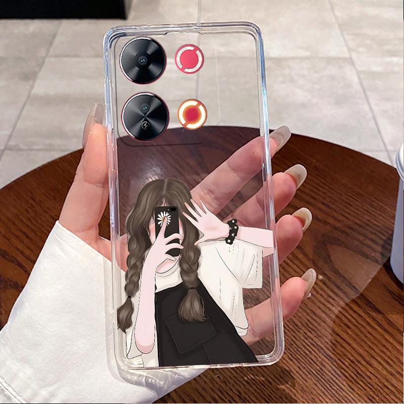 Чехол для Itel P65 P671L P 65 Корпус Роскошный Милый Сердце Любви Кролик Забавный Узор Чехол Прозрачный ТПУ Силикон Мягкий Чехол для Телефона