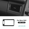 For Mercedes Benz SLK R170 1996 1997 1998 1999 2000 2001 2002 2003 Real Soft Carbon Fiber Passenger Air Vent Frame Trim Sticker