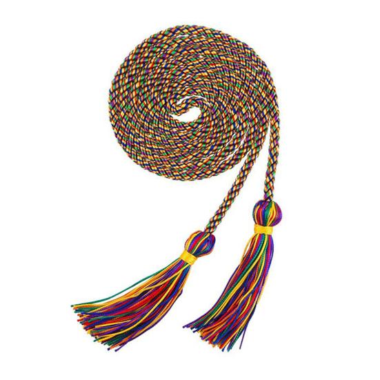 Почетные шнуры для выпускников 67 дюймов, выпускные кисточки, плетеные шнуры Национального почета для выпускников колледжа, бакалавров, магистров, докторов, выпускная церемония