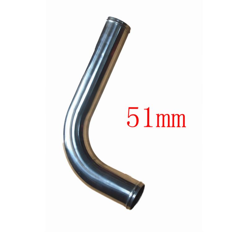 Universal L Type Aluminum Tube 63/70mm L type 2/2.5inch Cold Air Intake Pipe for Racing Car Turbo High Flow 0/45/90/180 Degrees