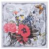 New Design Luxury Brand 100%Twill Silk Scarf Women Square Scarves Butterfly Silk Scarf&Shawls Wraps Hijab 130*130CM