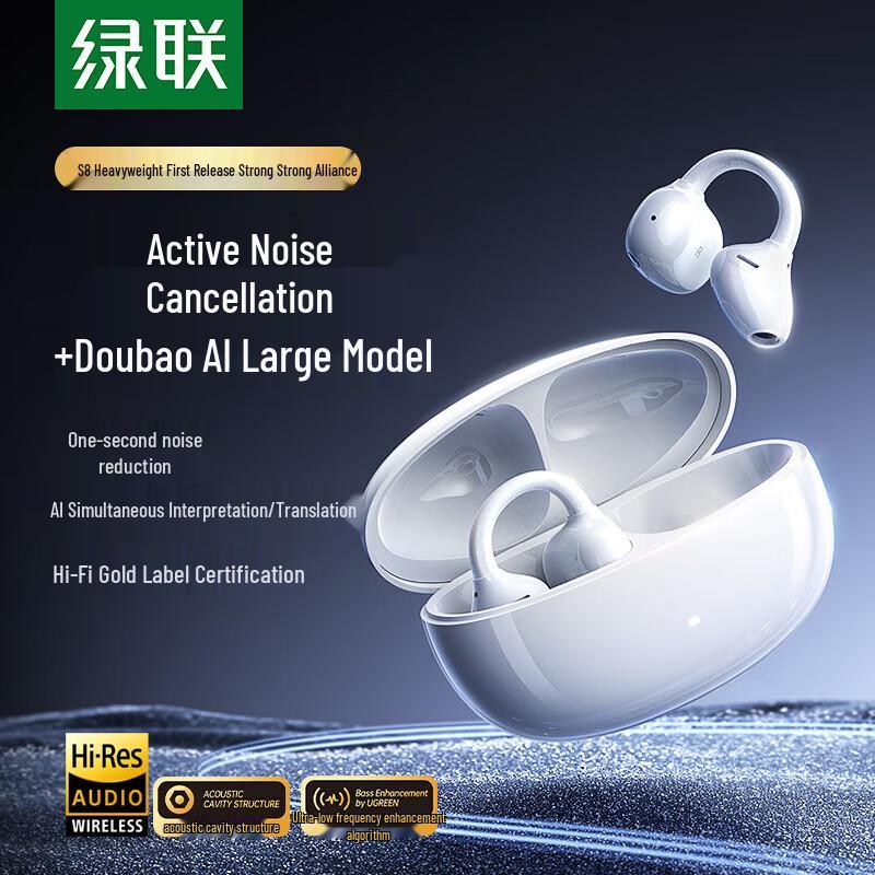 UGREEN S8 Ear Clip Bluetooth Headset
