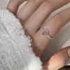 Открытое кольцо Dopamine Love с цирконом и бриллиантами — модное заявление высокого класса