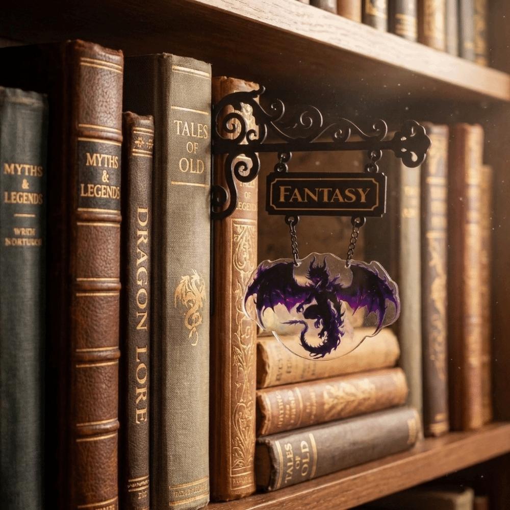 Gothic Style Dinosaur Metal Book Divider Gothic Bookshelf Decor Separate The Book Stand