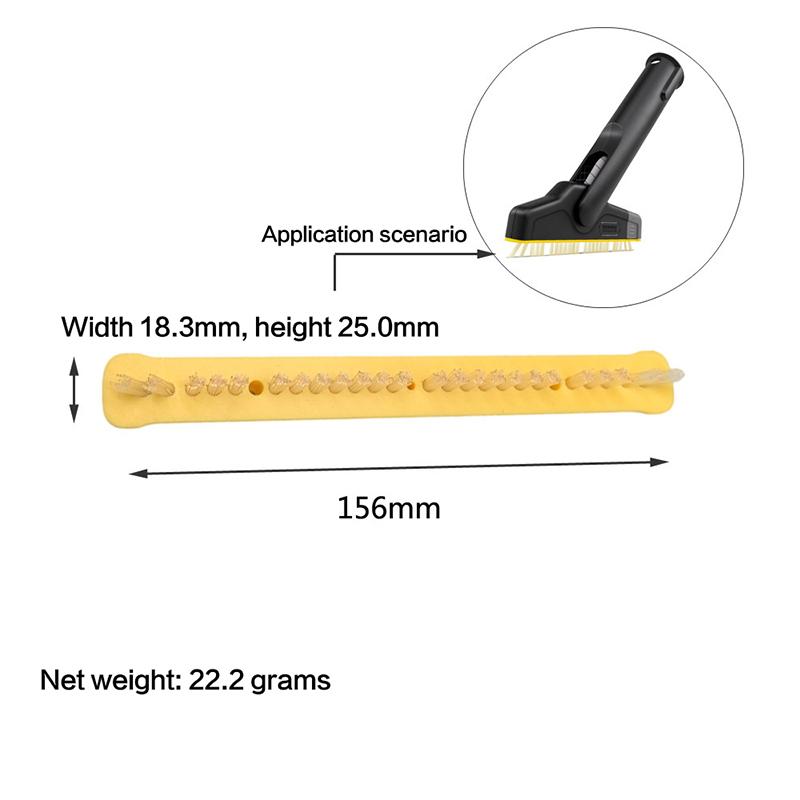 Tcf-Удобная очистка швов, Аксессуары для пароочистителя Sc1-5 - Набор щеток для щетки для швов Xxl
