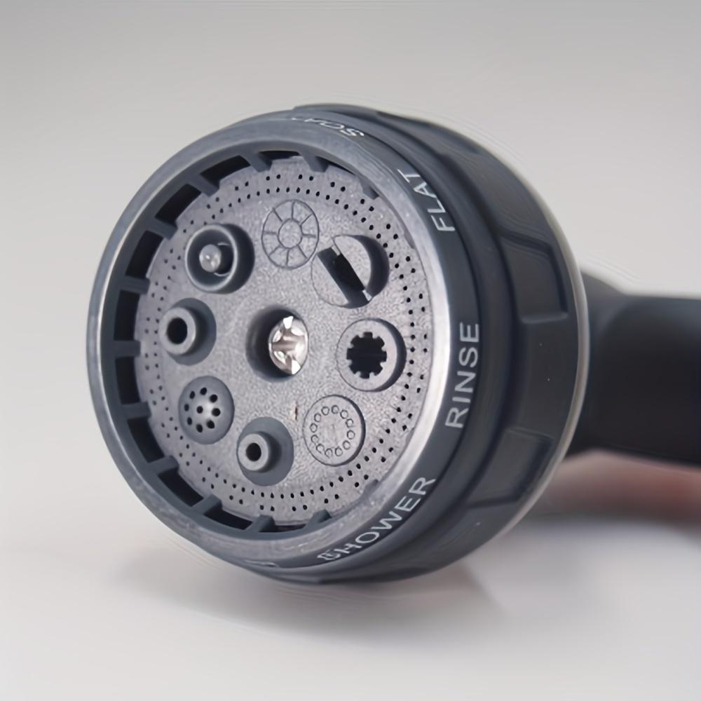 High-Pressure Garden Spray Gun for Outdoor Watering - Adjustable Nozzle, Lightweight Plastic Design, Thread Standard, Orange & Black Handles